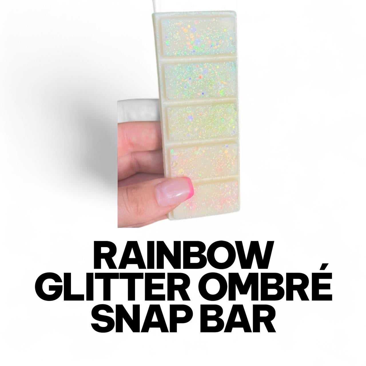 LIMITED EDITION - Rainbow Glitter Ombre Snap Bar