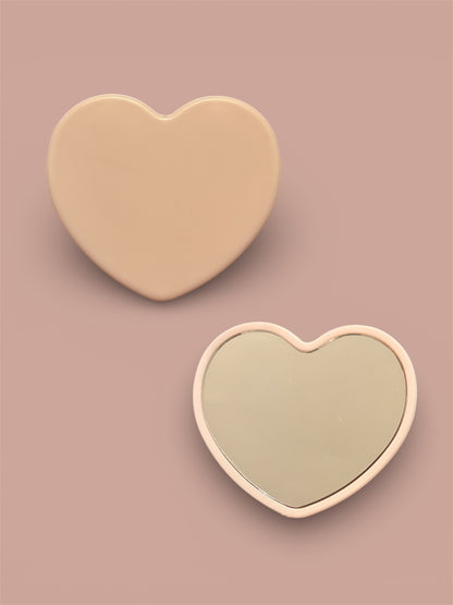 Personalised Heart Pocket Mirror
