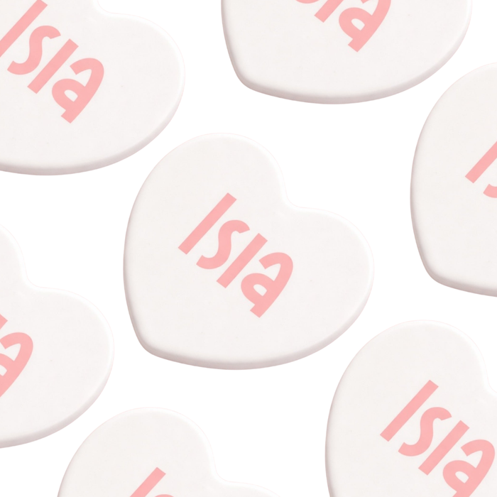 Personalised Heart Pocket Mirror