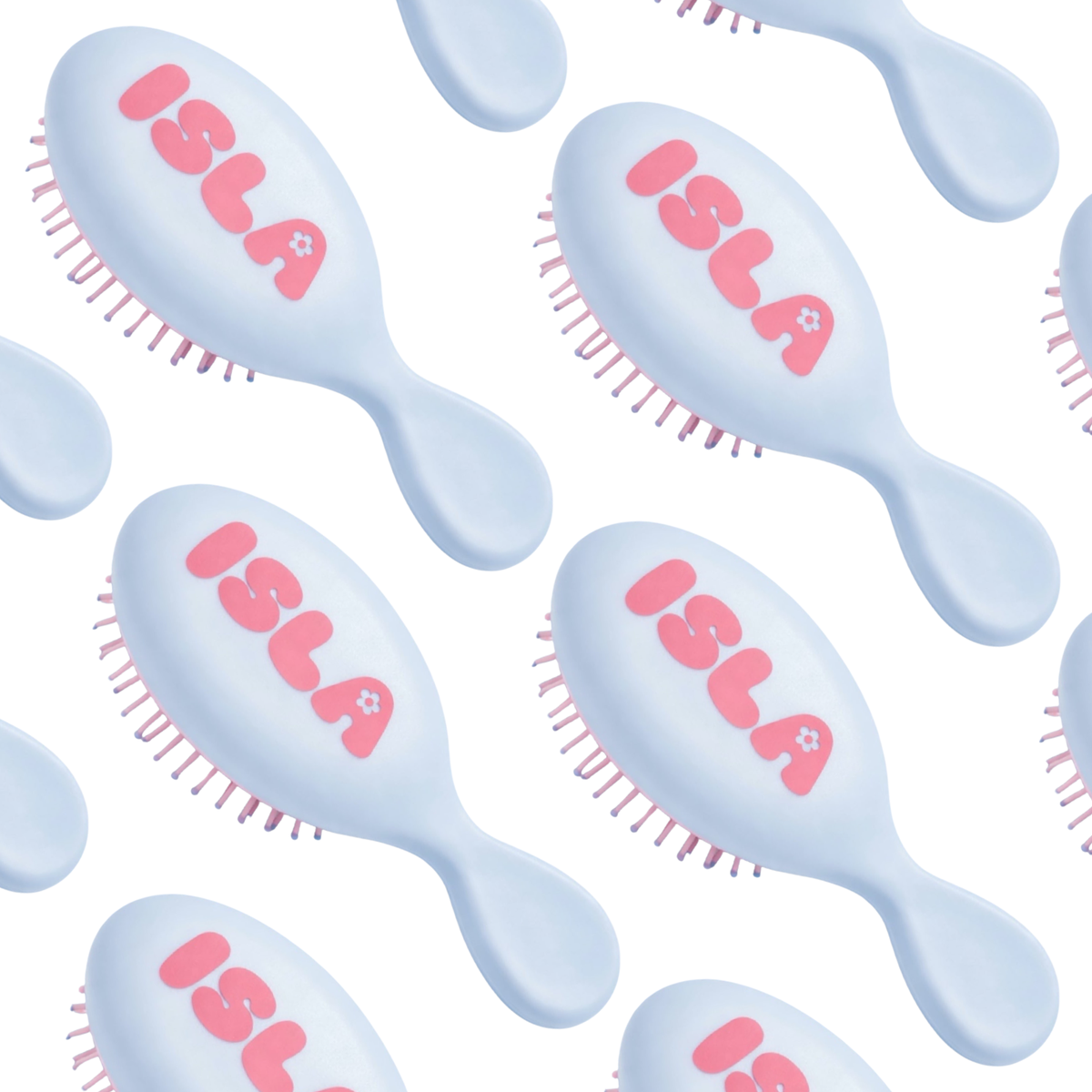 Personalised Mini Hair Brush