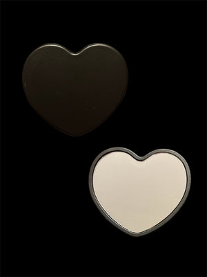 Personalised Heart Pocket Mirror