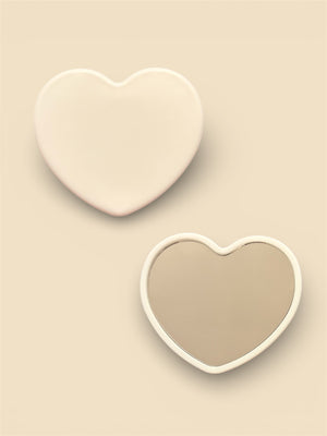 Personalised Heart Pocket Mirror