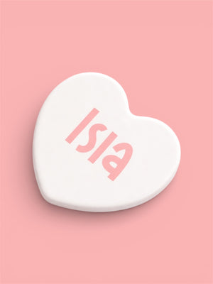 Personalised Heart Pocket Mirror