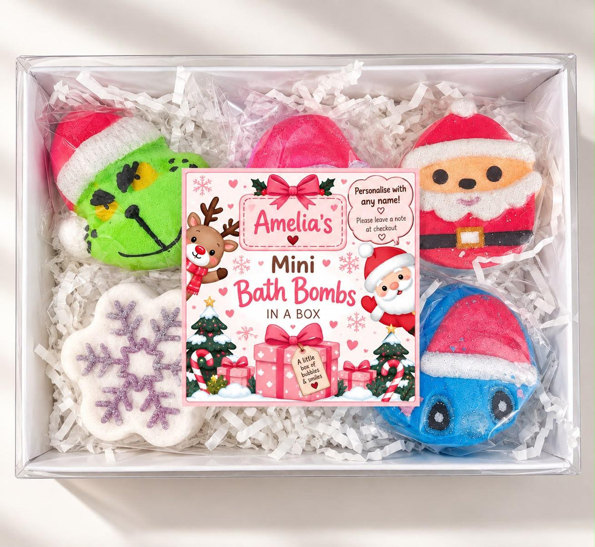 Personalised Bath Bomb Box