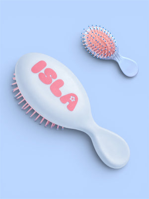 Personalised Mini Hair Brush
